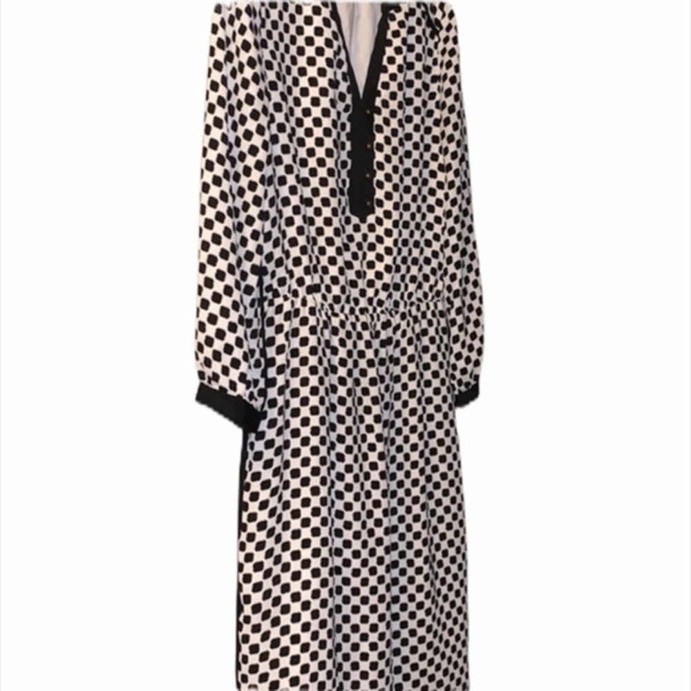 Banana republic black & white long sleeve …